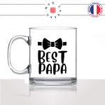 mug-tasse-en-verre-transparent-glass-fete-des-pères-best-papa-le-meilleur-noeud-papillon-homme-mignon-idée-cadeau-fun-cool-café-thé