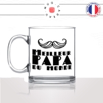 mug-tasse-en-verre-transparent-glass-fete-des-pères-meilleur-papa-du-monde-moustache-homme-mignon-idée-cadeau-fun-cool-café-thé