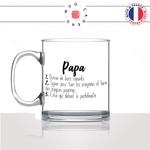mug-tasse-en-verre-transparent-glass-fete-des-pères-papa-definition-super-hero-gentil-flic-homme-mignon-idée-cadeau-fun-cool-café-thé