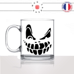 mug-tasse-en-verre-transparent-glass-halloween-monstre-peur-soir-nuit-dessin-noir-effrayant-humour-original-idée-cadeau-fun-cool-café-thé