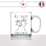 mug-tasse-en-verre-transparent-glass-naissance-nouveau-né-bébé-1+1-3-mains-futur-maman-mère-enceinte-idée-cadeau-fun-cool-café-thé2