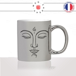 mug-tasse-argent-argenté-silver-dessin-religion-hindou-indouiste-bouddha-bouddhiste-visage-paix-idée-cadeau-fun-cool-café-thé2
