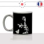 mug-tasse-argent-argenté-silver-super-man-homme-image-noir-blanc-super-héro-dessin-stylé-idée-cadeau-fun-cool-café-thé-original