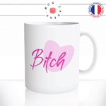 mug-tasse-blanc-unique-bitch-pétasse-copine-coeur-rose-mignon-homme-femme-parodie-humour-fun-cool-idée-cadeau-original-personnalisé2