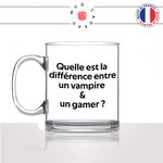 mug-tasse-en-verre-transparent-glass-vampire-gamer-blague-geek-jeux-video-homme-femme-humour-fun-cool-idée-cadeau-original-personnalisé