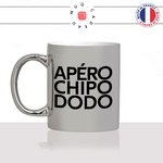 mug-tasse-argenté-argent-gris-silver-apéro-chipo-dodo-copains-vacances-saucisse-barbecue-sieste-soleil-humour-fun-idée-cadeau-originale