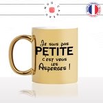 mug-tasse-or-doré-gold-je-suis-pas-petite-cest-vous-les-asperges-femme-mignon-humour-fun-idée-cadeau-originale-cool