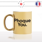 mug-tasse-or-doré-gold-phoque-you-fuck-u-animal-drole-humour-fun-idée-cadeau-originale-cool