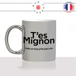 mug-tasse-argenté-argent-gris-silver-tes-mignon-mais-un-tout-petit-peu-con-connard-beau-gosse-homme-humour-fun-idée-cadeau-original