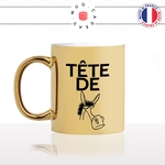 mug-tasse-or-doré-gold-tete-de-mule-drole-expression-francaise-borné-homme-femme-humour-fun-idée-cadeau-originale-cool