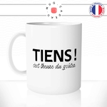 mug-tasse-blanc-tiens-c'est-l'heure-du-gouter-femme-enfant-collegue-bureau-gourmande-gateau-humour-fun-idée-cadeau-originale-cool