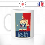 mug-tasse-blanc-simple-votez-bob-éponge-dessin-animé-humour-éléctions-presidentielles-affiche-obama-drole-idée-cadeau-originale-café-thé