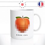 mug-tasse-blanc-brillant-peaches-peach-peche-fruit-booty-squat-femme-gros-cul-fesses-humour-idée-cadeau-originale-fun-unique2