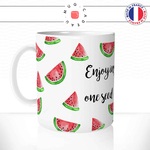 mug-tasse-ref24-citation-heureuse-pasteques-enjoy-summer-cafe-the-mugs-tasses-personnalise-anse-gauche