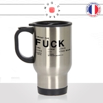 mug-tasse-de-voyage-inox-gris-café-a-emporter-fuck-qcm-choix-multiples-enervé-humeur-drole-unique-cool-fun-idée-cadeau-originale