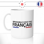 mug-blanc-tasse-idée-cadeau-personnalisé-impossible-n'est-pas-francais-eric-zemmour-presidentielle-2022-france-parrainages-offrir-original