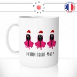 mug-blanc-tasse-idée-cadeau-personnalisé-merry-christmas-squid-game-joyeux-noel-pere-noël-decembre-cadeaux-fun-humour-offrir-original