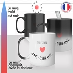 mug magique tu es mon ame chieuse amour couple idée cadeau tasse thermochauffante thermo reactif surprise