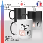 mug magique youre so cute geek mignon amour couple idée cadeau tasse thermochauffant thermo reactif surprise