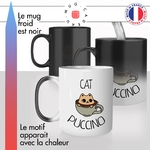 mug magique maman cat puccino capuccino café de chat chaton idée cadeau tasse thermochauffante thermo reactif surprise