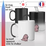 mug magique thermoreactif thermo chauffant t rex dinosaure appelle telephone mignon original idée cadeau-2