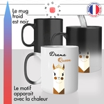 mug magique thermoreactif thermo chauffant lama drama queen reine mignon perou animal original idée cadeau