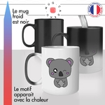 mug magique thermoreactif thermo chauffant koala clin doeil personnalisable animal original idée cadeau
