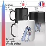 mug magique thermoreactif thermo chauffant lapin flemme personnalisable bunny animal original idée cadeau fun