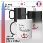 mug magique thermoreactif thermochauffant personnalisé licorne single taken celibataire personnalisable idée cadeau fun