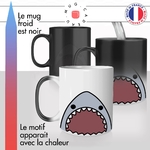 mug magique thermoreactif thermochauffant personnalisé poisson requin blanc mignon idée cadeau fun