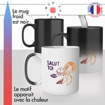 mug magique thermoreactif thermochauffant personnalisé tortue samy salut toi bonjour coucou stylé idée cadeau fun
