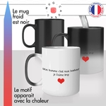 mug magique thermoreactif thermochauffant personnalisé couple mon homme cest mon bonheur je laime trop amour idée cadeau fun