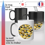 mug magique thermoréactif thermo chauffant minions oeil yeux jaunes dessin animé idée cadeau fun cool original
