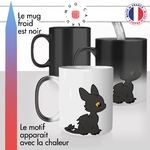 mug magique thermoréactif thermo chauffant dragon alien mignon crocmou dessin animé idée cadeau fun original unique