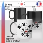 mug magique thermoréactif thermo chauffant personnalisé citation drole hahaha no non rire idée cadeau fun original