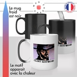 mug magique thermoréactif thermo chauffant personnalisé acteur realisateur clint eastwood westwood est ouest drole idée cadeau fun original
