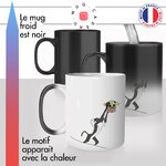 mug magique thermoréactif thermo chauffant personnalisé yoda et rafiki roi de la savanne idée cadeau fun cool original