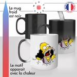 mug magique thermoréactif thermo chauffant personnalisé série simpson homer dessin effet idée cadeau fun cool original