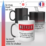 mug magique thermoréactif thermo chauffant personnalisé film série plateforme video definition netflix idée cadeau fun cool original