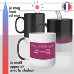 mug magique thermoréactif thermo chauffant personnalisé geek science physique internet site de rencontre scientifique idée cadeau fun original