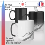 mug magique thermoréactif thermo chauffant personnalisé main michel ange dessin tendre les mains art  idée cadeau fun original