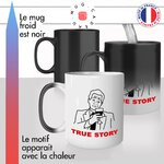 mug magique thermoréactif thermo chauffant personnalisé meme true story histoire vraie vin apéro drole barney idée cadeau fun original