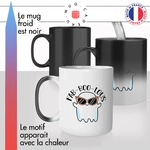mug magique thermoréactif thermo chauffant personnalisé fantome halloween fabulous boo peur lunettes cool idée cadeau original