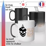 mug magique thermoréactif thermo chauffant personnalisé monstre peur halloween party fete morts crane squelette offrir idée cadeau