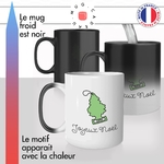 mug magique thermoréactif thermo chauffant personnalisé merry christmas joyeux noel sapin sent bon drole idée cadeau fun