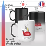 mug magique thermoréactif thermo chauffant personnalisé merry christmas joyeux noel licorne fuck fucking thug voeux de fin dannée cadeau original