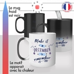 mug magique thermoréactif thermo chauffant personnalisé merry christmas joyeux noel citation decembre hiver mignon idée cadeau fun