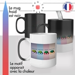 mug magique thermoréactif thermo chauffant personnalisé super heros tortues ninja pizza italiens fan fun idée cadeau original
