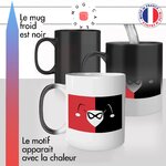 mug magique thermoréactif thermo chauffant personnalisé super heros joker old school comics drole fan fun idée cadeau original