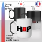 mug magique thermoréactif thermo chauffant personnalisé hip hop musique danse idée cadeau original